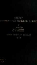 Street pavement for Rushville, Illinois_cover