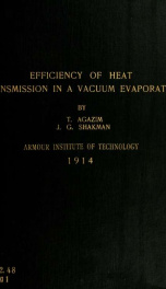 Efficiency of heat transmission in a vacuum evaporator_cover