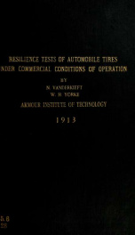 Resilience tests of automobile tires under commercial conditions of operation_cover