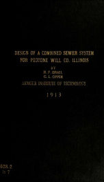 Design of a combined sewer system for the village of Peotone Will County Illinois_cover