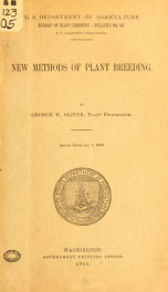 New methods of plant breeding_cover