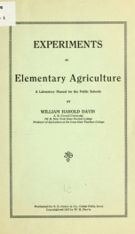 Experiments in elementary agriculture;_cover