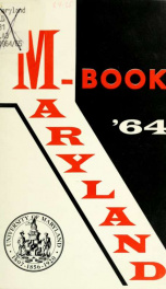 The "M" book of the University of Maryland 1960/1961_cover