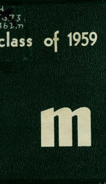 The "M" book of the University of Maryland 1955/1956_cover