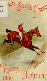 Spring meeting programme, 1886_cover