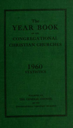 The Year book of the Congregational Christian churches of the United States of American. 1929-60 v. 83/v. 89_cover