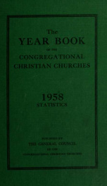 The Year book of the Congregational Christian churches of the United States of American. 1929-60 v. 81/v. 87_cover