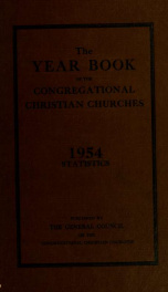 The Year book of the Congregational Christian churches of the United States of American. 1929-60 v. 77/v. 83_cover