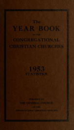 The Year book of the Congregational Christian churches of the United States of American. 1929-60 v. 76/v. 82_cover