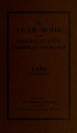 The Year book of the Congregational Christian churches of the United States of American. 1929-60 v. 73/v. 79_cover