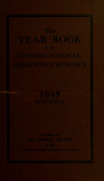 The Year book of the Congregational Christian churches of the United States of American. 1929-60 v. 68/v. 74_cover