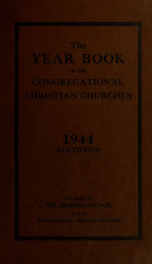 The Year book of the Congregational Christian churches of the United States of American. 1929-60 v. 67/v. 73_cover
