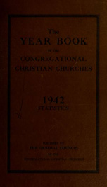 The Year book of the Congregational Christian churches of the United States of American. 1929-60 v. 65/v. 71_cover