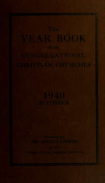 The Year book of the Congregational Christian churches of the United States of American. 1929-60 v. 63/v. 69_cover