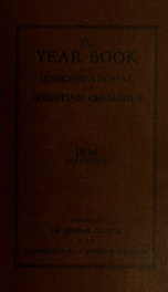 The Year book of the Congregational Christian churches of the United States of American. 1929-60 v. 57/v. 63_cover