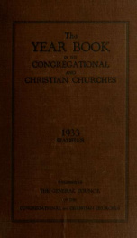 The Year book of the Congregational Christian churches of the United States of American. 1929-60 v. 56/v. 62_cover