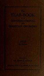 The Year book of the Congregational Christian churches of the United States of American. 1929-60 v. 55/v. 61_cover