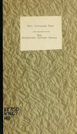 A century sermon : delivered in Hopkinton on Lord's day, December 24, 1815_cover