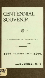 A century of church life ... : 1799 August 11th, 1899_cover