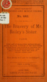 The bravery of Mr. Bailey's sister .._cover