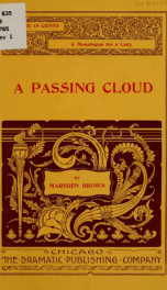 A passing cloud .._cover