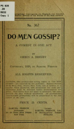 Do men gossip? .._cover