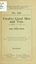 Twelve good men and true .._cover