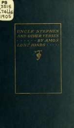 Uncle Stephen, and other verses_cover