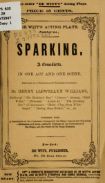 Sparking; a comedietta, in one act and one scene_cover