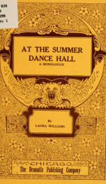 At the summer dance hall; monologue for a woman_cover