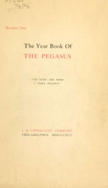 The year book of the Pegasus .._cover