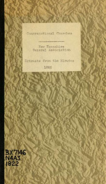 Extracts from the minutes of the General Association of New-Hampshire : assembled at Pembroke, September 3, 1822_cover