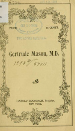 Gertrude Mason, M.D. .._cover