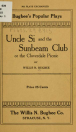 Uncle Si and the Sunbeam Club .._cover