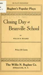 Closing day at Beanville School .._cover