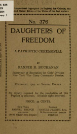 Daughters of freedom .._cover