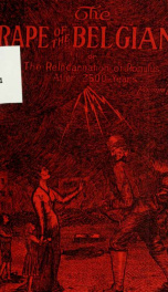 The rape of the Belgians;_cover