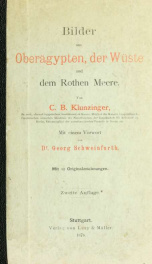 Bilder aus Oberägypten_cover