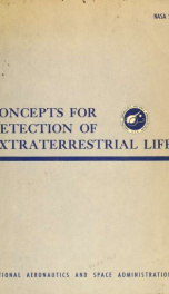 Concepts for detection of extraterrestrial life_cover