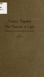Victory pageant, the pageant of light_cover