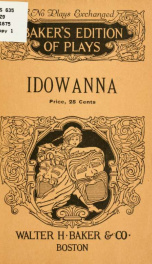 Idowanna; a play for children in one act_cover