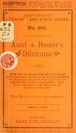 Aunt Hester's dilemma .._cover