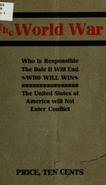 The world war. Who is responsible_cover