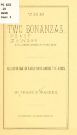 The two bonanzas .._cover