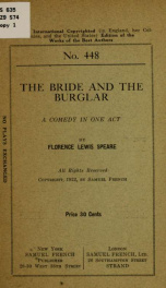 The bride and the burglar .._cover