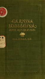 Carmina subseciva:_cover