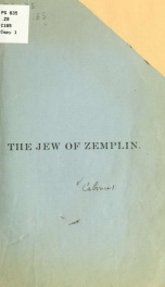 The Jew of Zemplin .._cover