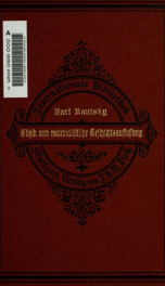 Ethik und materialistische Geschichtsauffassung;_cover