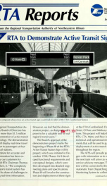 RTA reports : news from the Regional Transportation Authority of Northeastern Illinois June 2001_cover