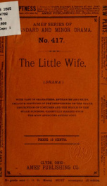 The little wife. A comedy drama in four acts_cover